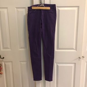 Purple jeans!